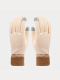 3-in-1 Winter Mütze Schal Handschuhe Set