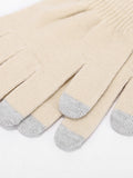Ultraweich Strick Mütze Handschuhe Halswärmer 3-in-1-Set
