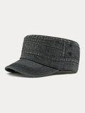 100% Baumwolle Gewaschene Denim Armeekappen