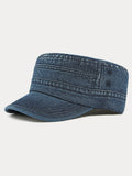 100% Baumwolle Gewaschene Denim Armeekappen
