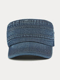 100% Baumwolle Gewaschene Denim Armeekappen
