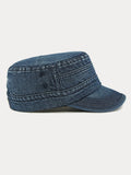 100% Baumwolle Gewaschene Denim Armeekappen