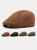Minimalistische Wildleder-Barette