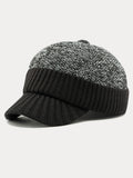 Winter Ohrenschutz-Krempe Strickmütze