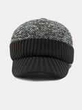 Winter Ohrenschutz-Krempe Strickmütze
