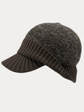 Winter Ohrenschutz-Krempe Strickmütze