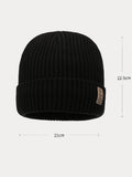 Alltags-Strickmütze mit Fleece-Futter