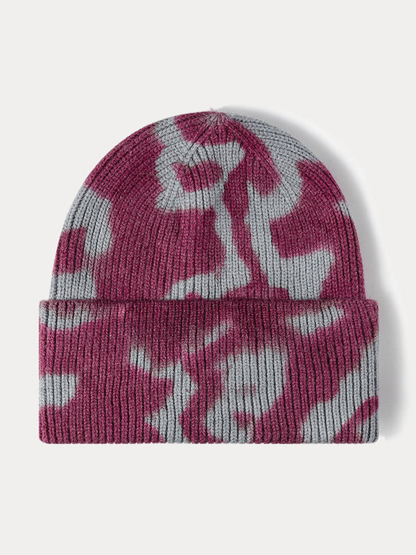 Streetstyle Batik-Strickmütze