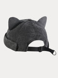 Stilvolle Miau-Ohrenklappe Mütze