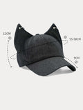Trendige Verstellbare Fuchsohren-Baseballcap
