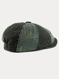 Zweifarbige Patchwork Washed-Cotton-Schirmmütze
