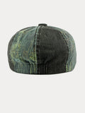 Zweifarbige Patchwork Washed-Cotton-Schirmmütze