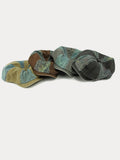 Zweifarbige Patchwork Washed-Cotton-Schirmmütze