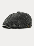 Modische Vintage Denim-Schirmmütze
