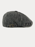 Modische Vintage Denim-Schirmmütze