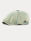 Modische Vintage Denim-Schirmmütze