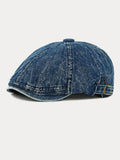 Modische Vintage Denim-Schirmmütze