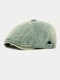 Modische Vintage Denim-Schirmmütze