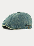 Modische Vintage Denim-Schirmmütze