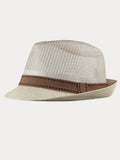 Lässiger Sommer Atmungsaktiver Mesh-Baumwoll-Fedora-Hut