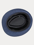 Klassischer Frühlings-Sommer Baumwoll-Denim-Fedora-Hut