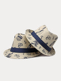 Sommer Tropendruck 100% Baumwoll-Fedora-Hut