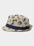 Sommer Tropendruck 100% Baumwoll-Fedora-Hut
