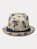 Sommer Tropendruck 100% Baumwoll-Fedora-Hut