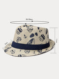 Sommer Tropendruck 100% Baumwoll-Fedora-Hut