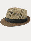Vintage-Sonnenschutz-Fedora-Hut