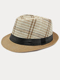 Vintage-Sonnenschutz-Fedora-Hut
