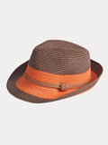 Faltbarer Sonnenschutz 100% Baumwoll-Fedora-Hut