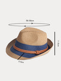 Faltbarer Sonnenschutz 100% Baumwoll-Fedora-Hut