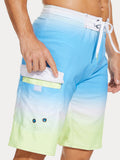 Sommer Highline Boardshorts mit geradem Bein