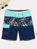 Sommer Highline Boardshorts mit geradem Bein