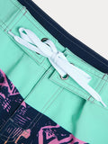 Sommer Highline Boardshorts mit geradem Bein