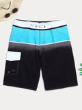 Sommer Highline Boardshorts mit geradem Bein