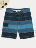 Sommer Highline Boardshorts mit geradem Bein