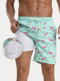Lässige bedruckte Urlaubs-Badehose