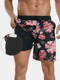 Lässige bedruckte Urlaubs-Badehose
