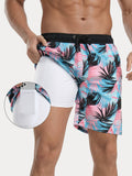 Lässige bedruckte Urlaubs-Badehose