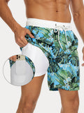 Lässige bedruckte Urlaubs-Badehose