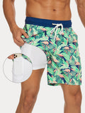 Lässige bedruckte Urlaubs-Badehose