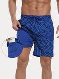 Premium Badeshorts mit Kompressions-Innenhose