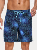 Premium Badeshorts mit Kompressions-Innenhose