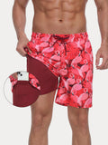 Premium Badeshorts mit Kompressions-Innenhose