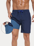 Premium Badeshorts mit Kompressions-Innenhose