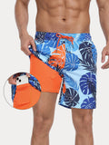 Premium Badeshorts mit Kompressions-Innenhose