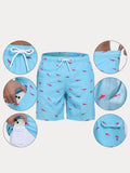 Premium Badeshorts mit Kompressions-Innenhose