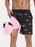 Premium Badeshorts mit Kompressions-Innenhose